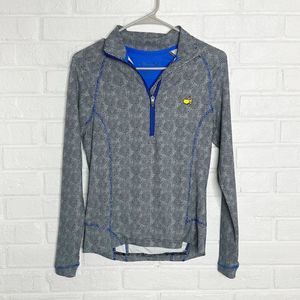 Magnolia Lane Masters Zip Pullover Patterned 50 UPF size XS